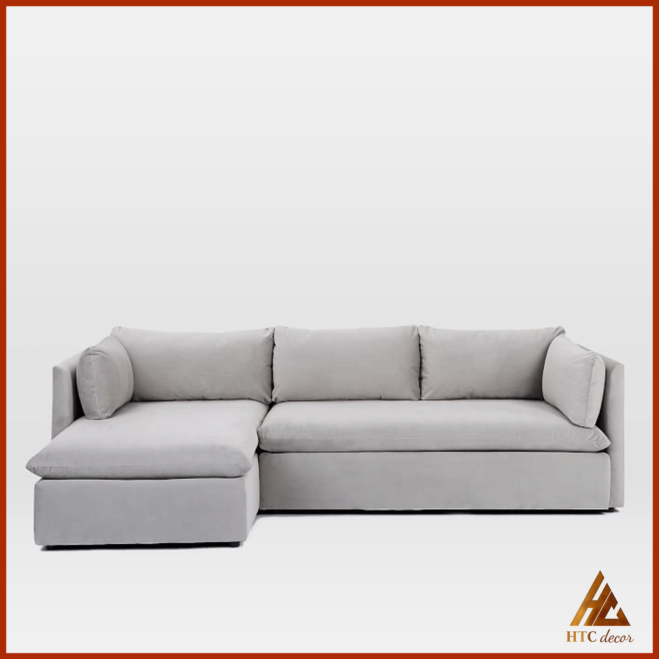 Ghế Sofa Góc L Shelter Vải Bố